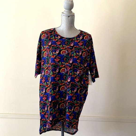 LuLaRoe “IRMA” HIGH-LOW TUNIC OVERSIZED TOP SIZE EXTRA SMALL 🌟NWT🌟 - Picture 1 of 11